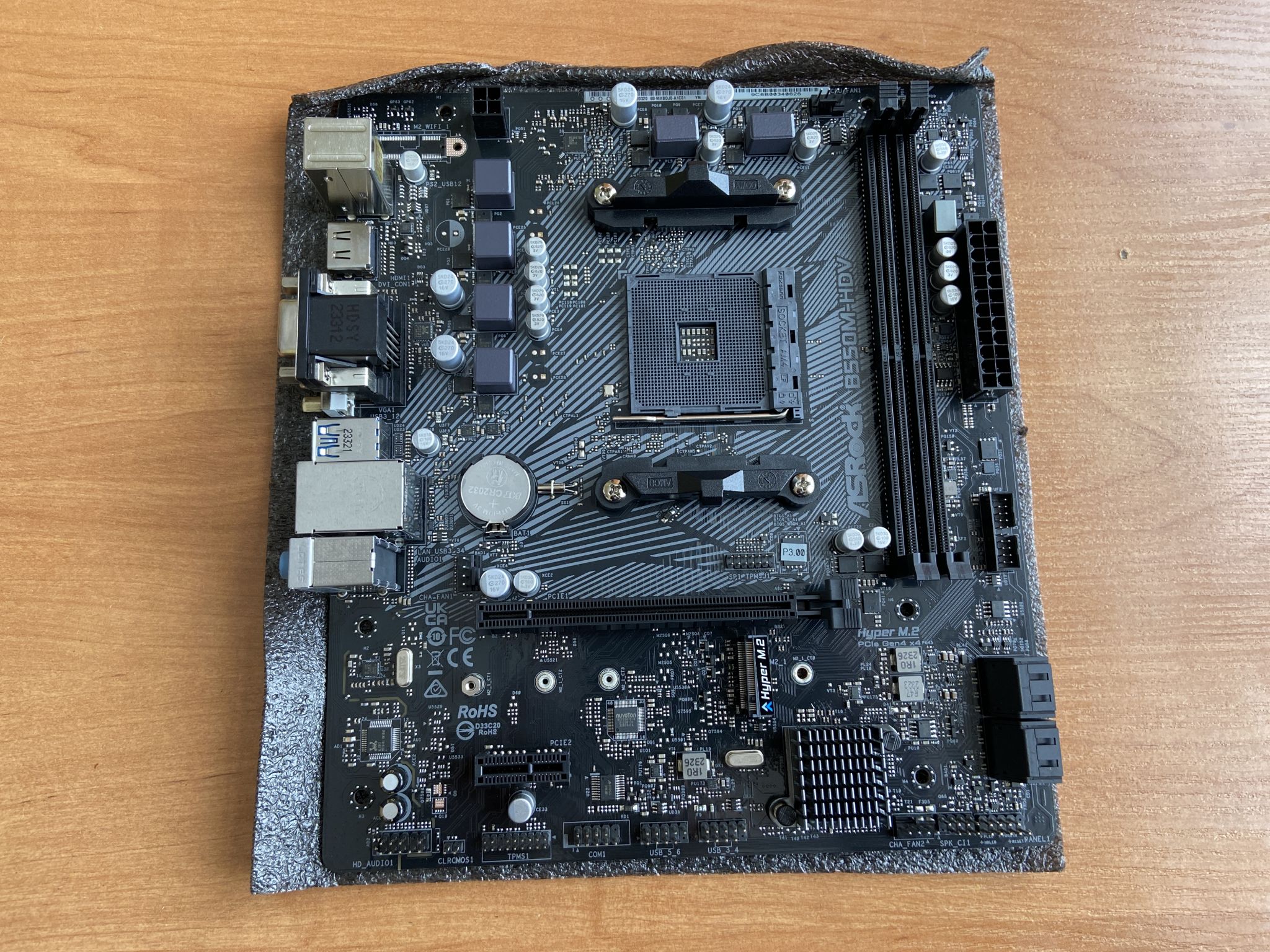 Материнская плата ASROCK B550M-HDV (AM4, mATX) — купить по низкой