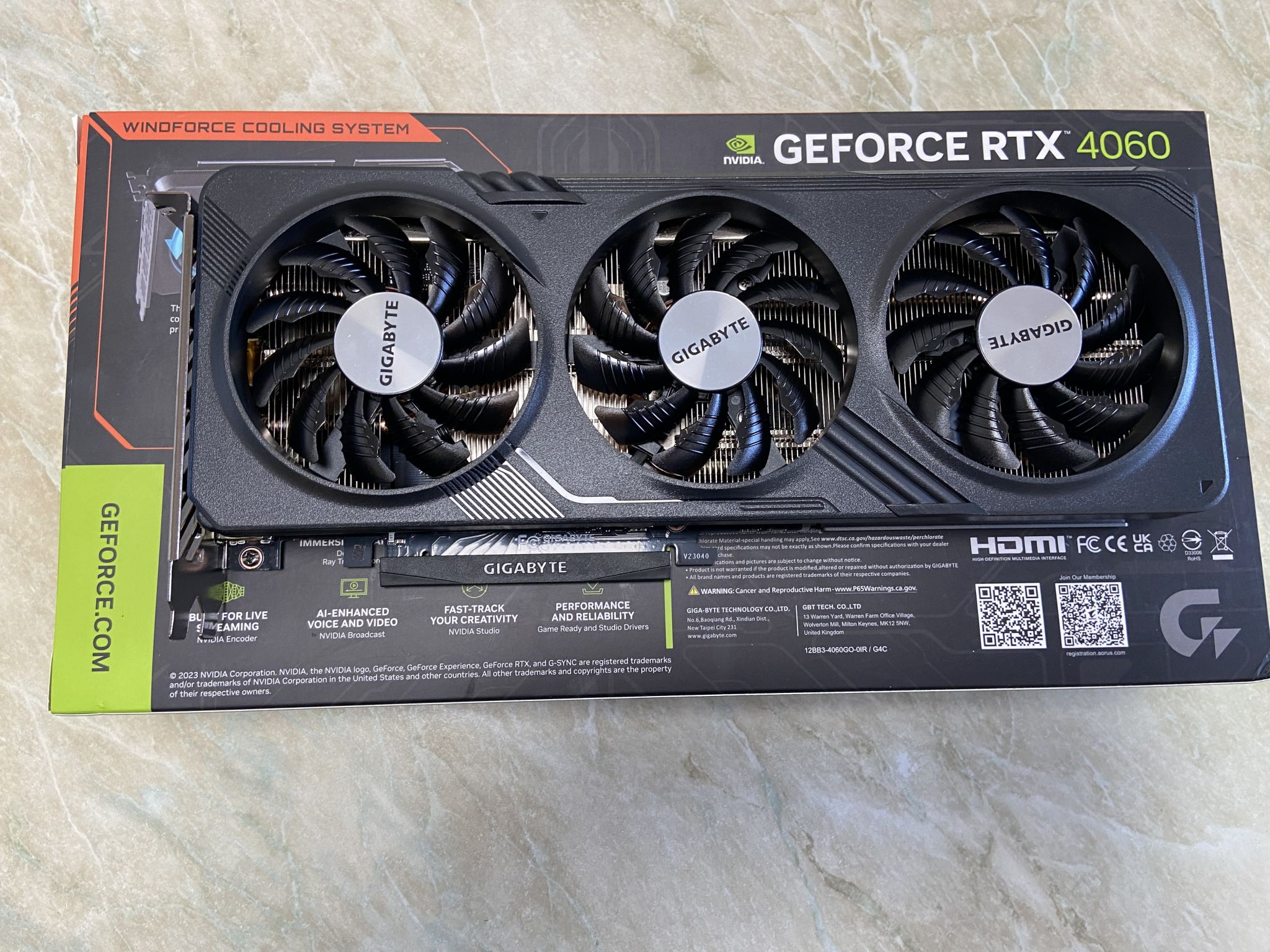 Видеокарта GIGABYTE GeForce RTX 4060 GAMING OC 8G GV-N4060GAMING