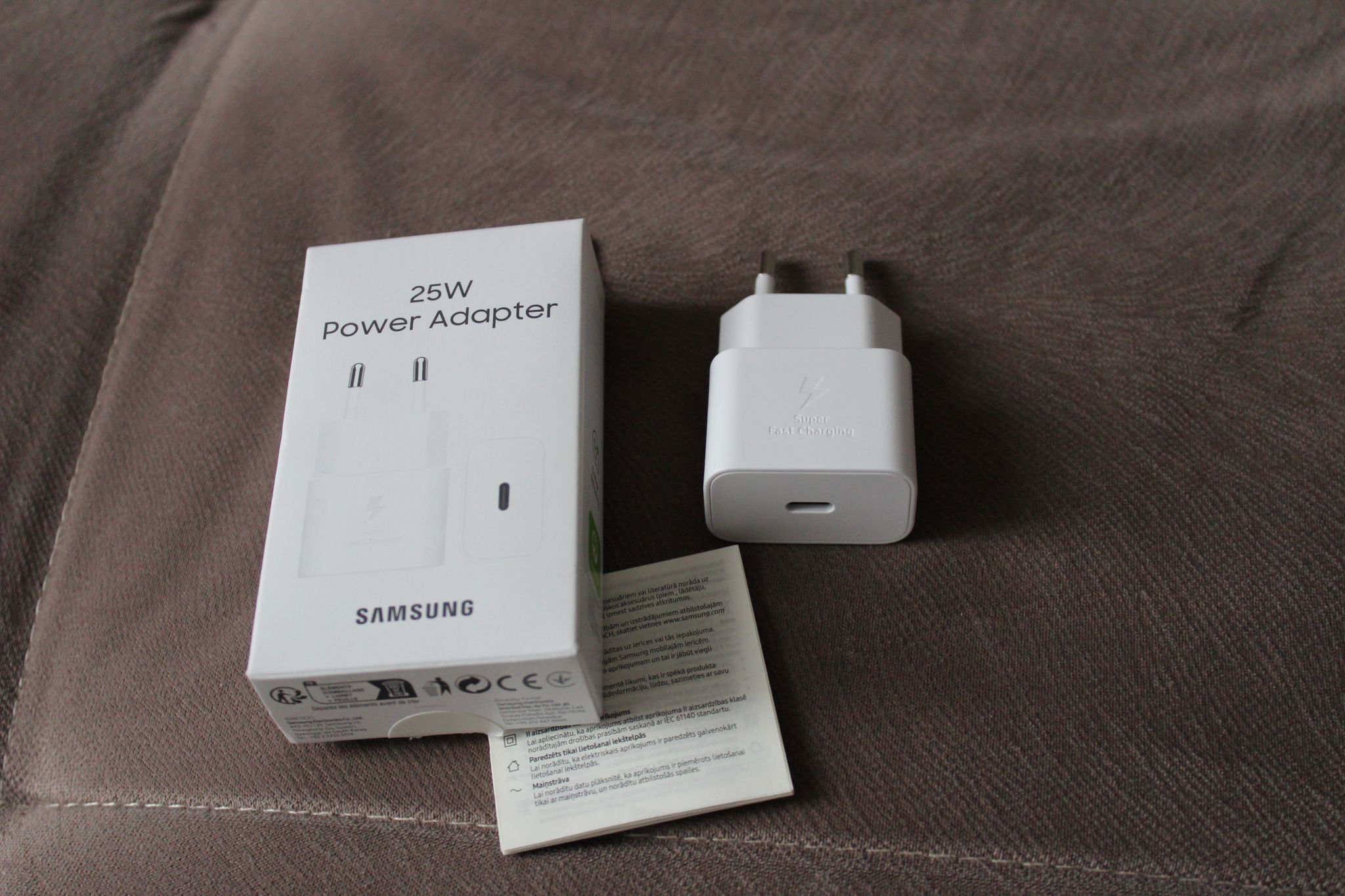 Сетевое зарядное устройство Samsung EP-TA2510, 25 Вт, USB-C, без кабеля ...
