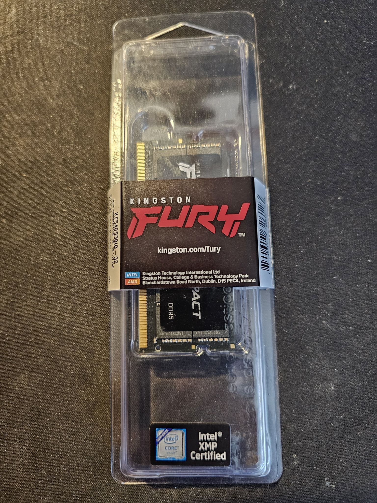 Оперативная память Kingston SO-DIMM DDR5 32Gb 4800MHz pc-34800