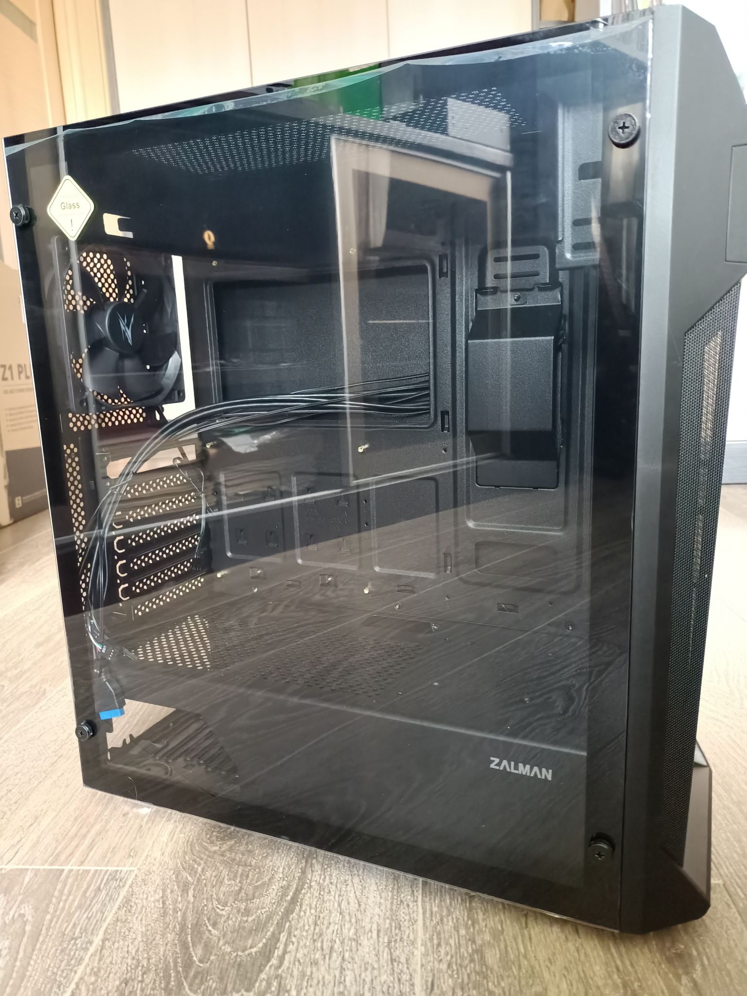 Корпус Zalman Z1 Plus, черный — купить по низкой цене в интернет ...