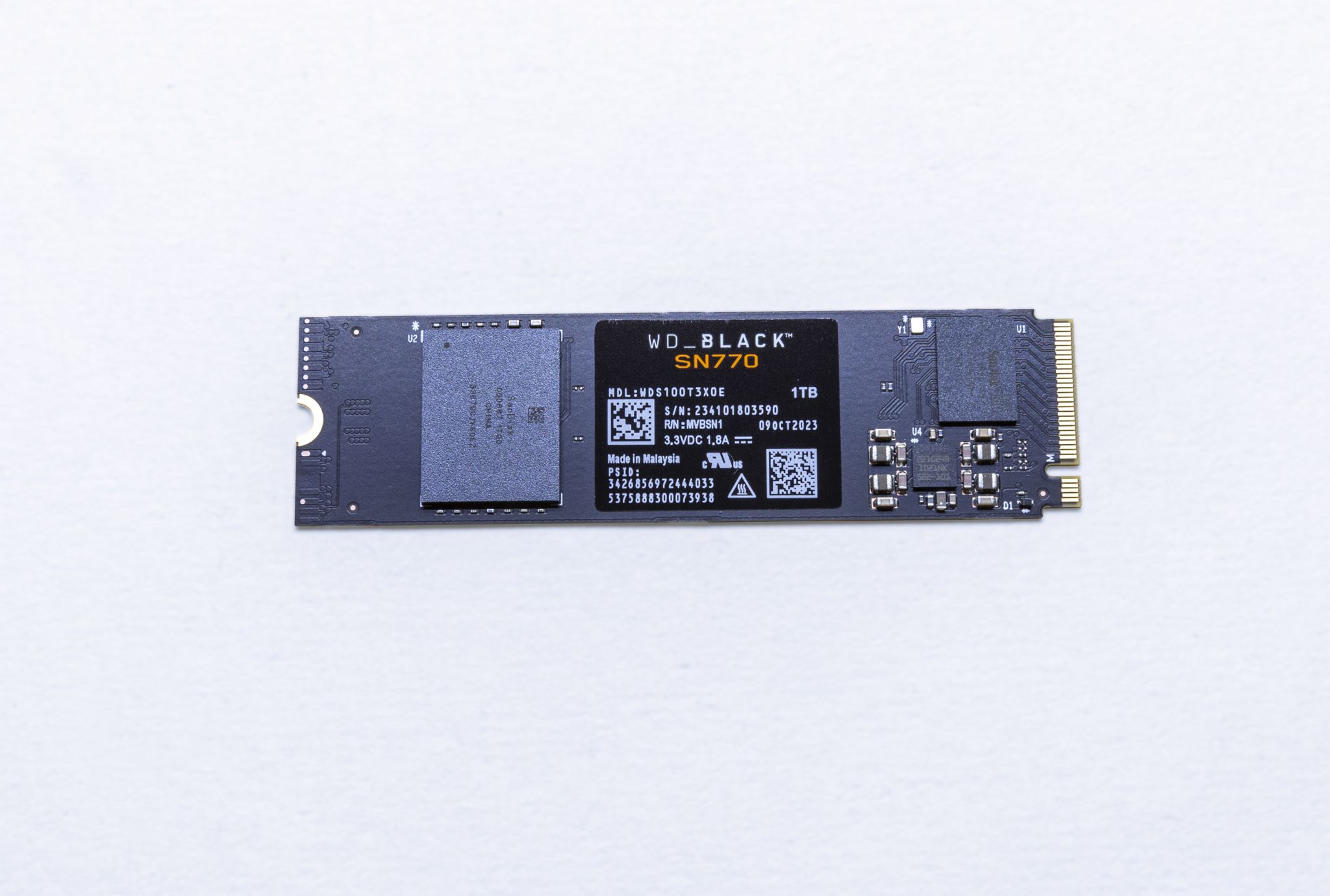 Накопитель SSD Western Digital Black M.2 2280 SN770 1Tb PCIe 4.0 TLC 3D  (WDS100T3X0E) — купить в интернет-магазине ОНЛАЙН ТРЕЙД.РУ