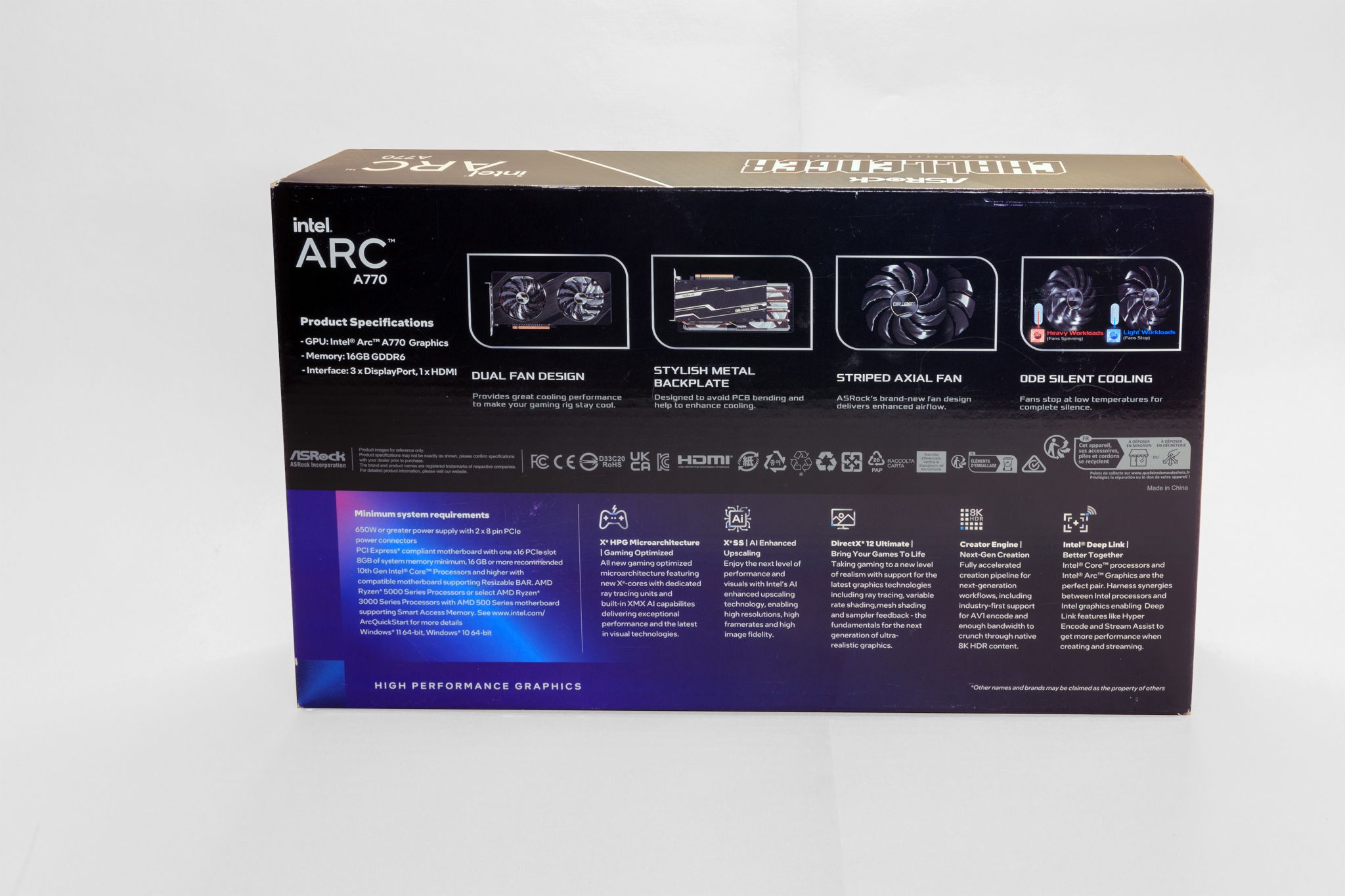 Видеокарта ASRock Intel Arc A770 Challenger OC 16G A770 CL 16GO ...