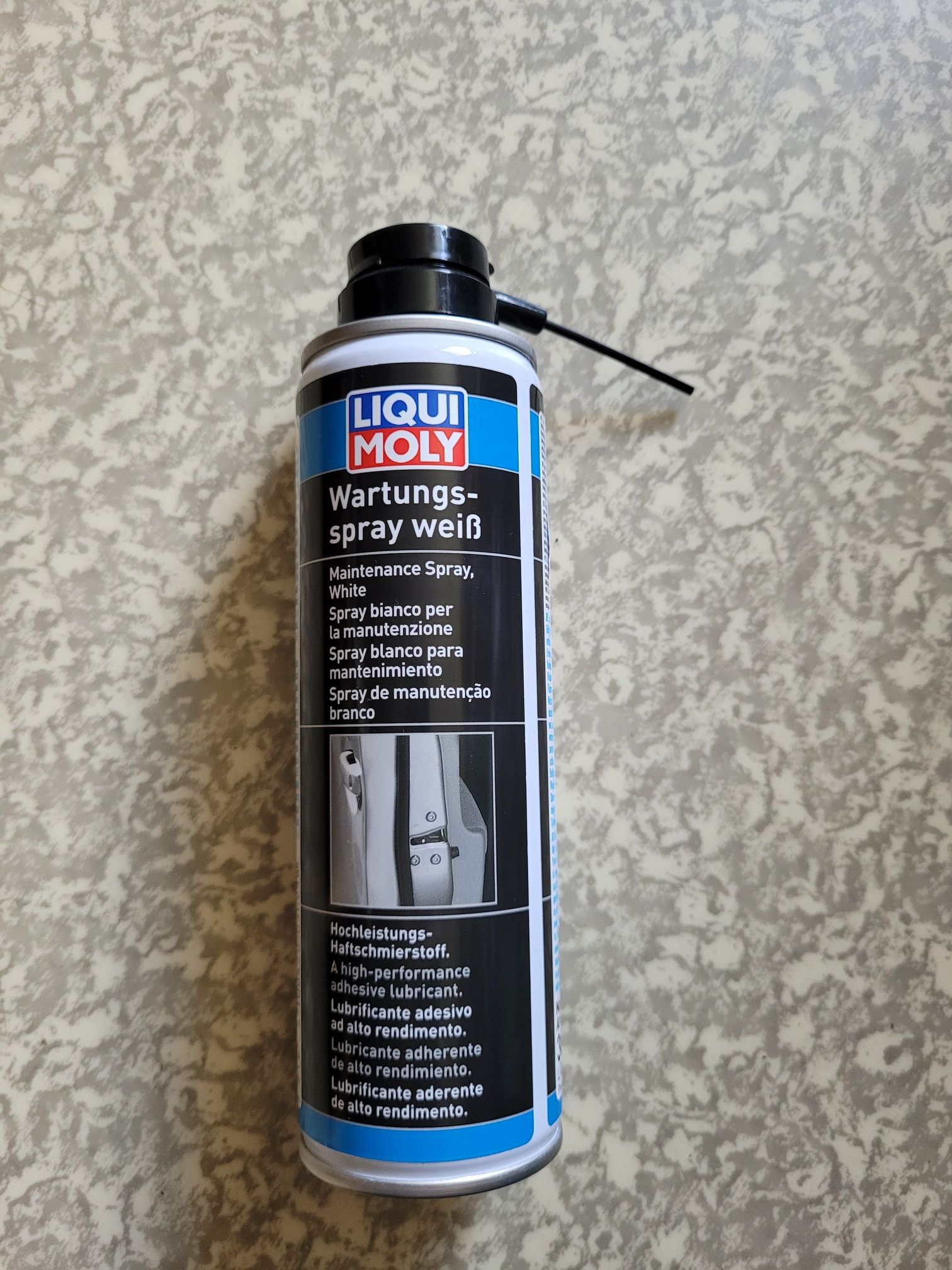 Грязеотталкивающая белая смазка LIQUI MOLY Wartungs-Spray weiss 0,25 л ...