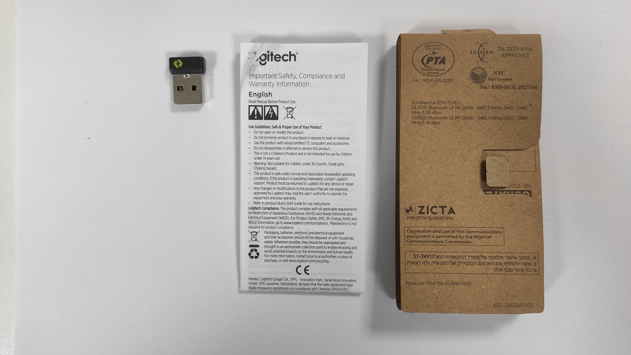 Ресивер USB Logitech BOLT USB Receiver Black (956-000008) — купить по ...
