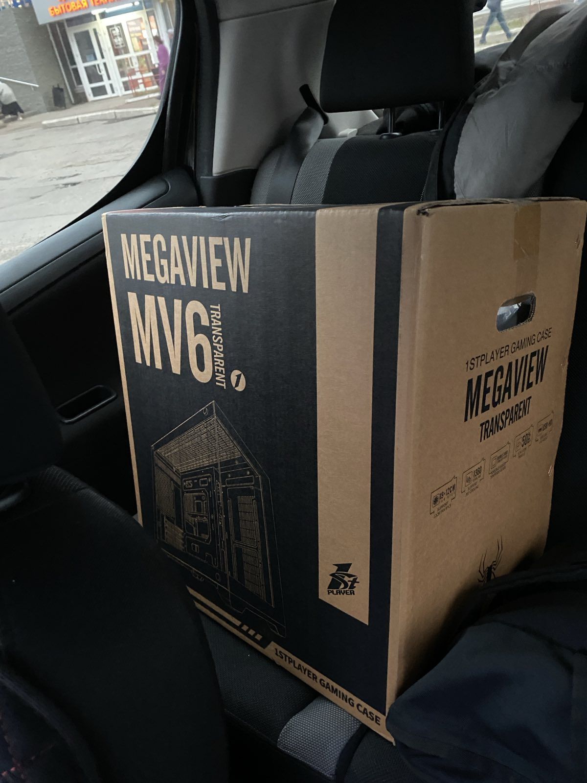 Корпус 1STPLAYER Megaview MV6-T, белый (MV6-TP-WH) — купить по низкой ...