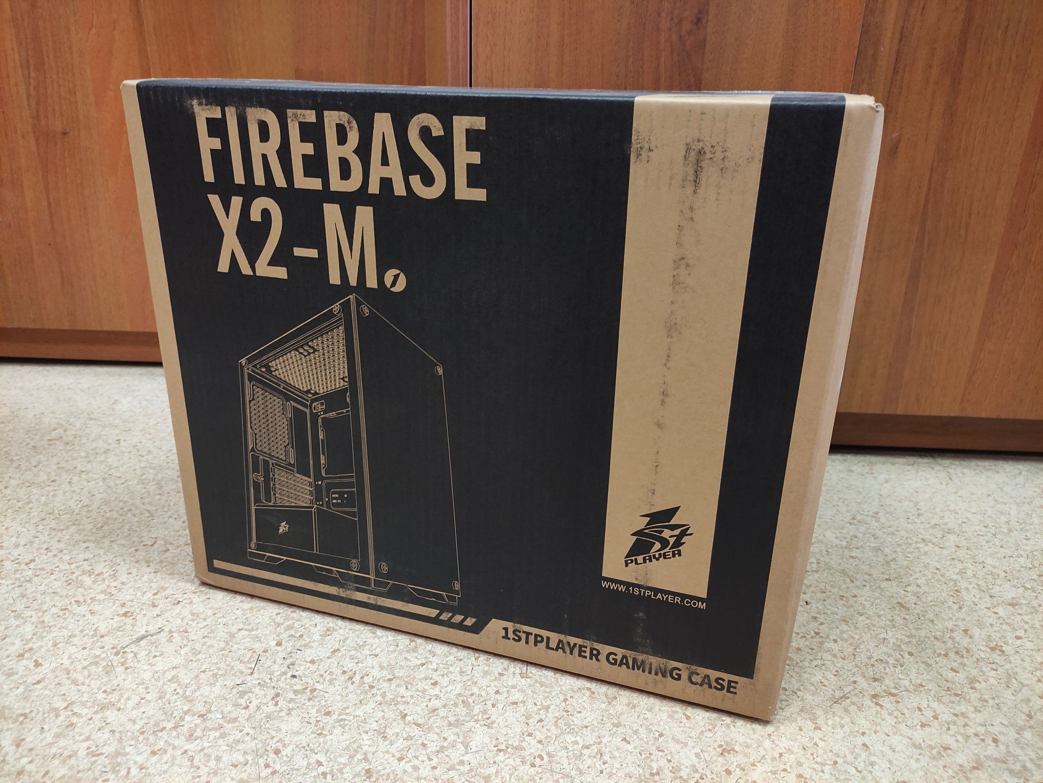 Корпус 1STPLAYER Firebase X2-M, черный (X2-M-4F1) — купить по низкой ...