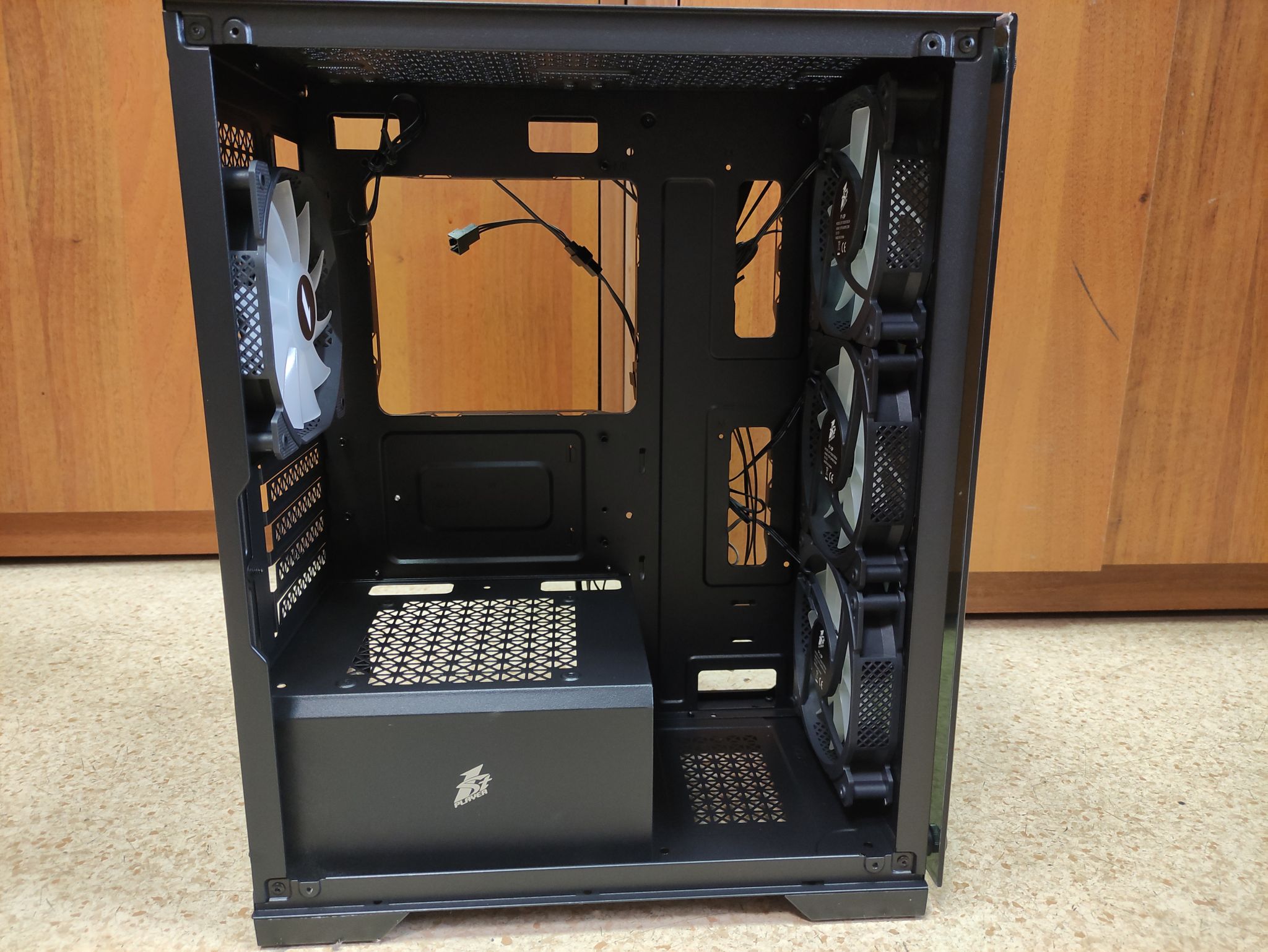 Корпус 1STPLAYER Firebase X2-M, черный (X2-M-4F1) — купить по низкой ...