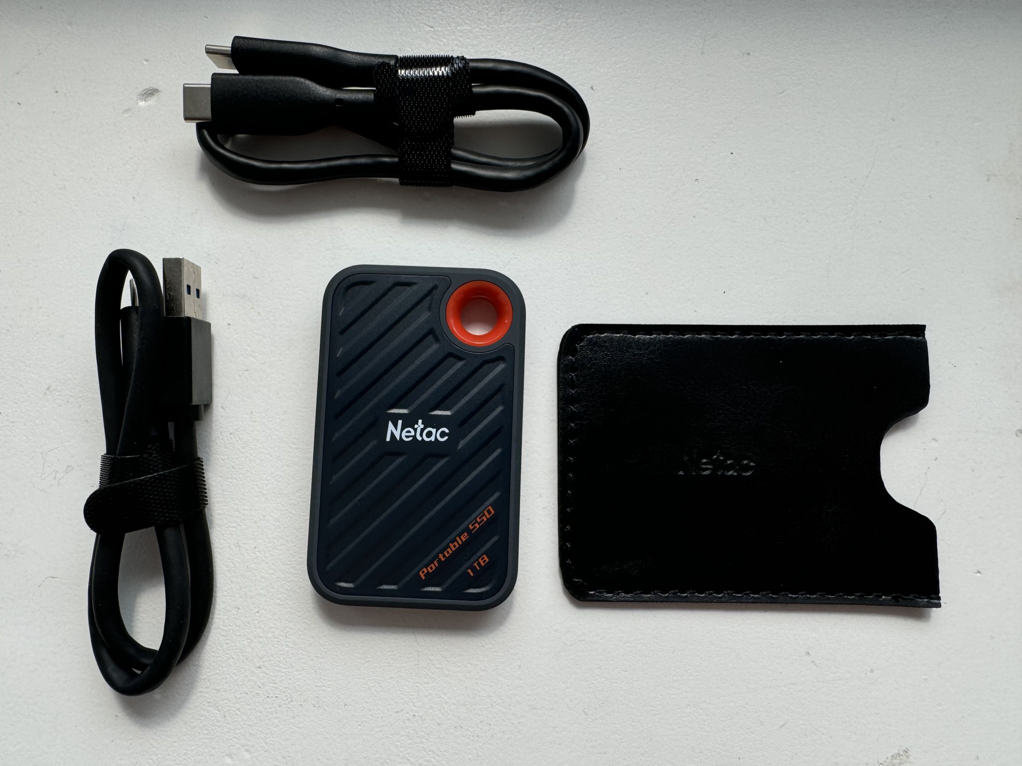 Внешний SSD диск Netac ZX20 1Tb USB 3.2 Gen 2 Type-C NT01ZX20-001T