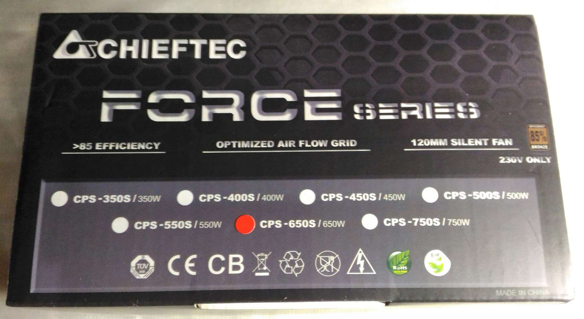 Блок питания chieftec force 650w cps 650s обзор