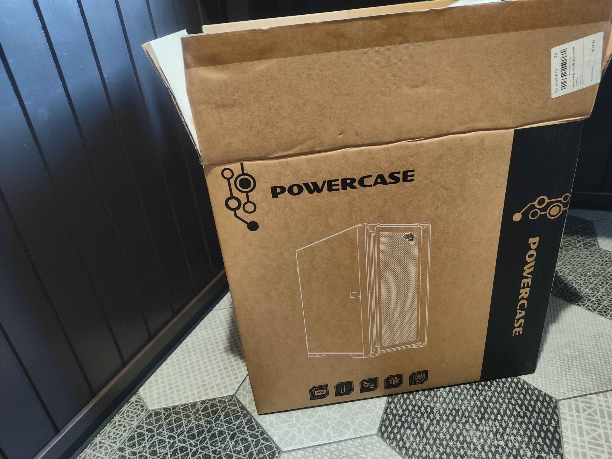Корпус Powercase Alisio Micro X4W V2, белый (CAMCXW-A4) — купить по ...