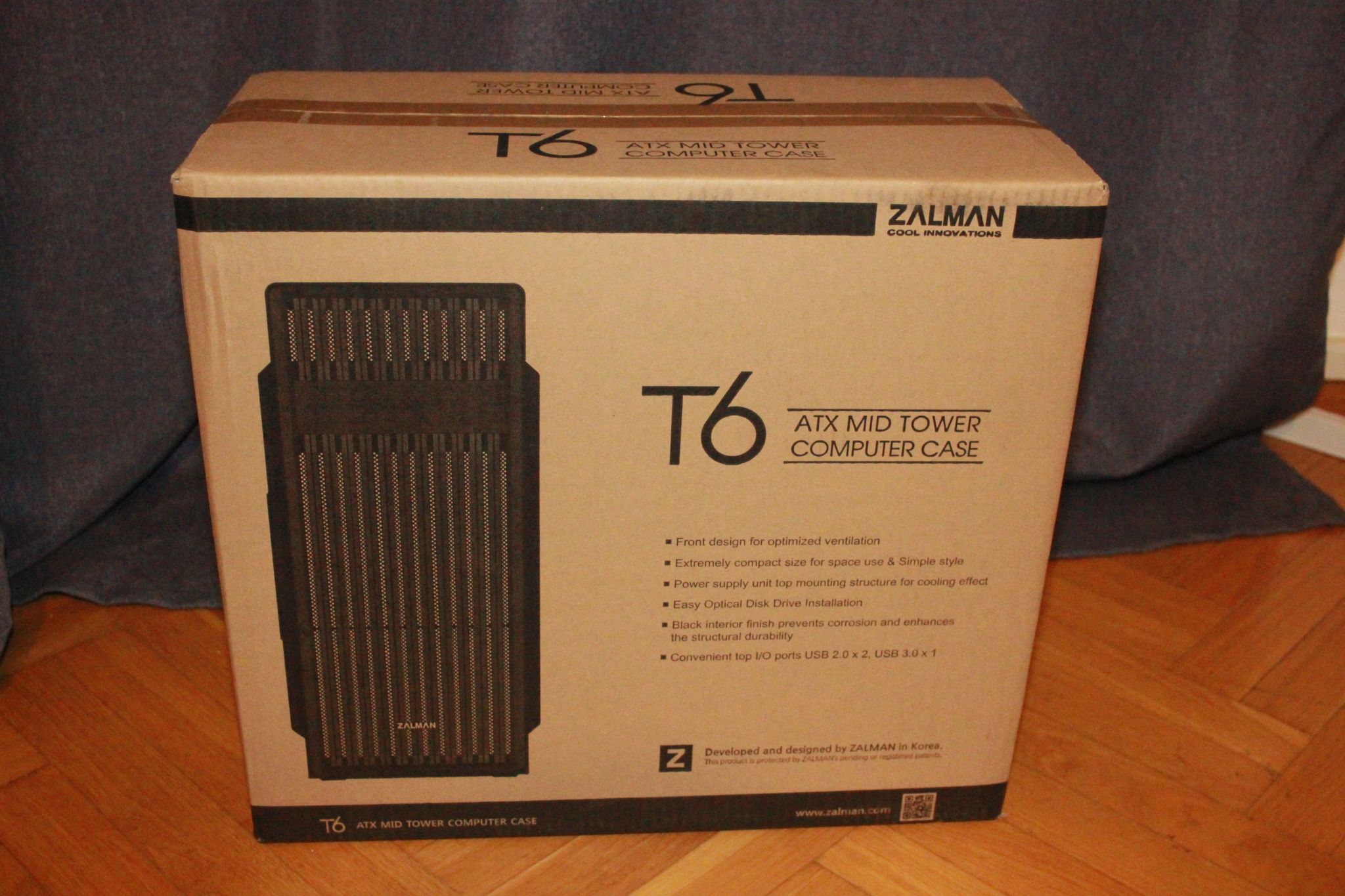 Корпус Zalman ZM-T6, черный Zalman T6 — купить по низкой цене в ...