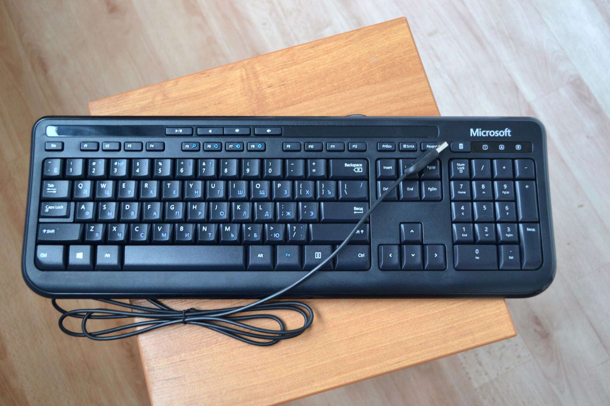 Клавиатура Microsoft wired Keyboard 600