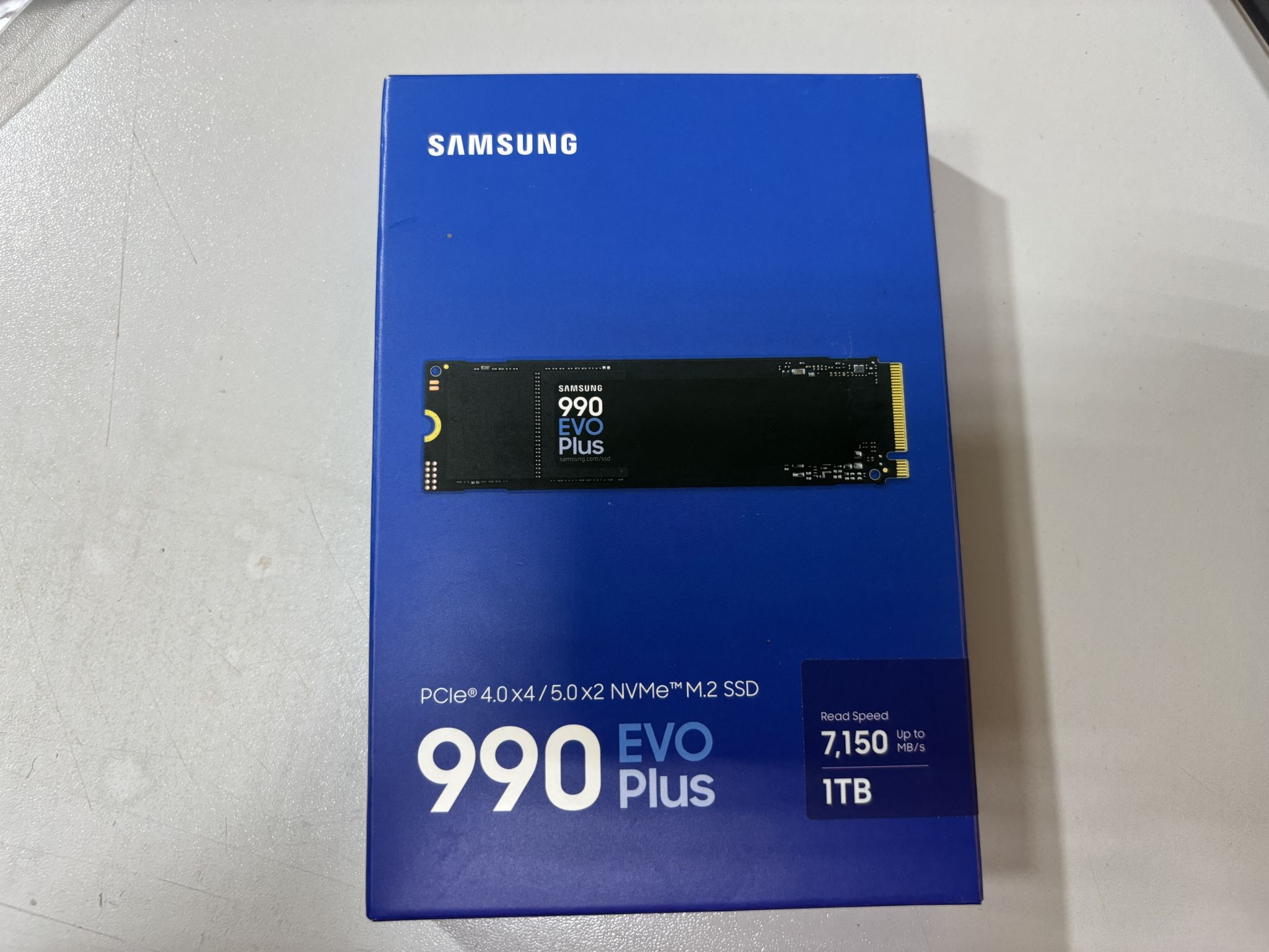 SSD диск Samsung 990 EVO Plus, 1000Gb, M.2 2280, PCI-E 4.0 (MZ