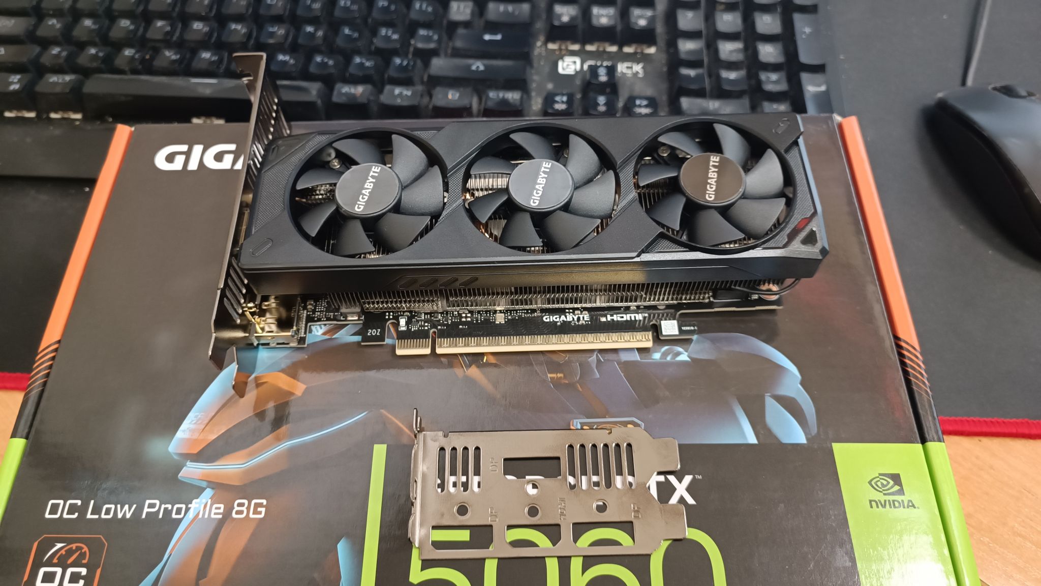 Видеокарта GIGABYTE GeForce RTX 5060 OC Low Profile 8G GV-N5060OC