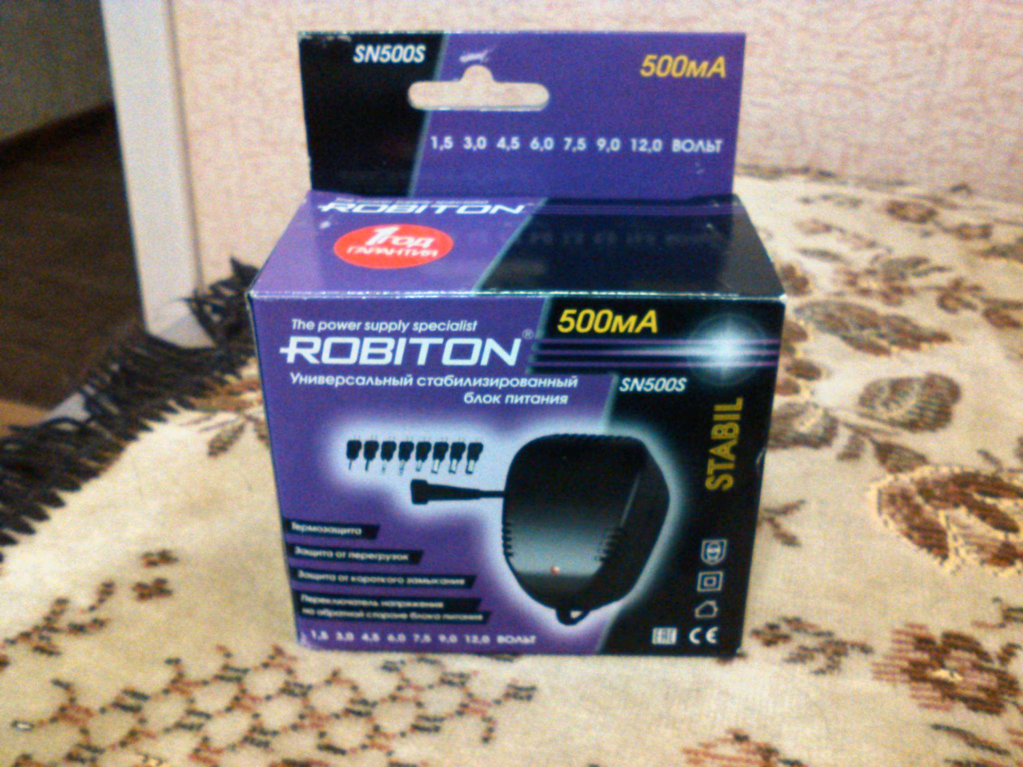 Схема блок питания robiton sn500s