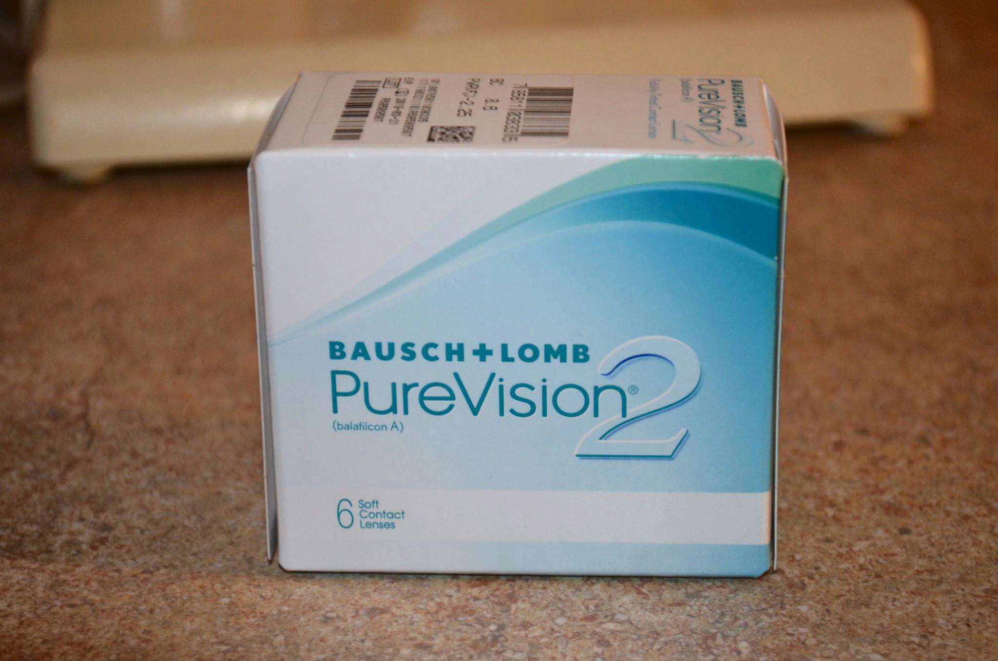 Линзы контактные Bausch & Lomb Pure Vision 2 6pk (-2.25/8.6) .