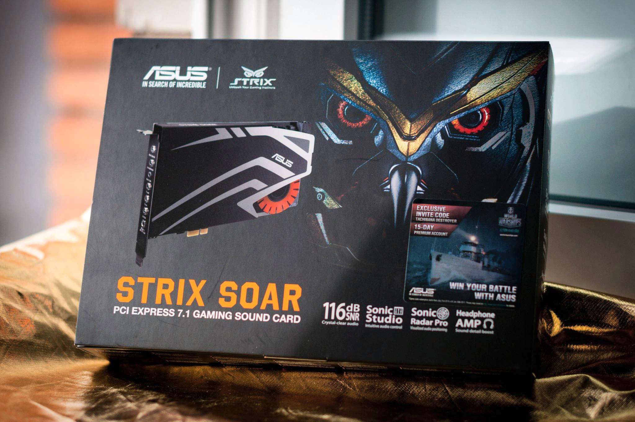 Звуковая карта asus strix soar обзор