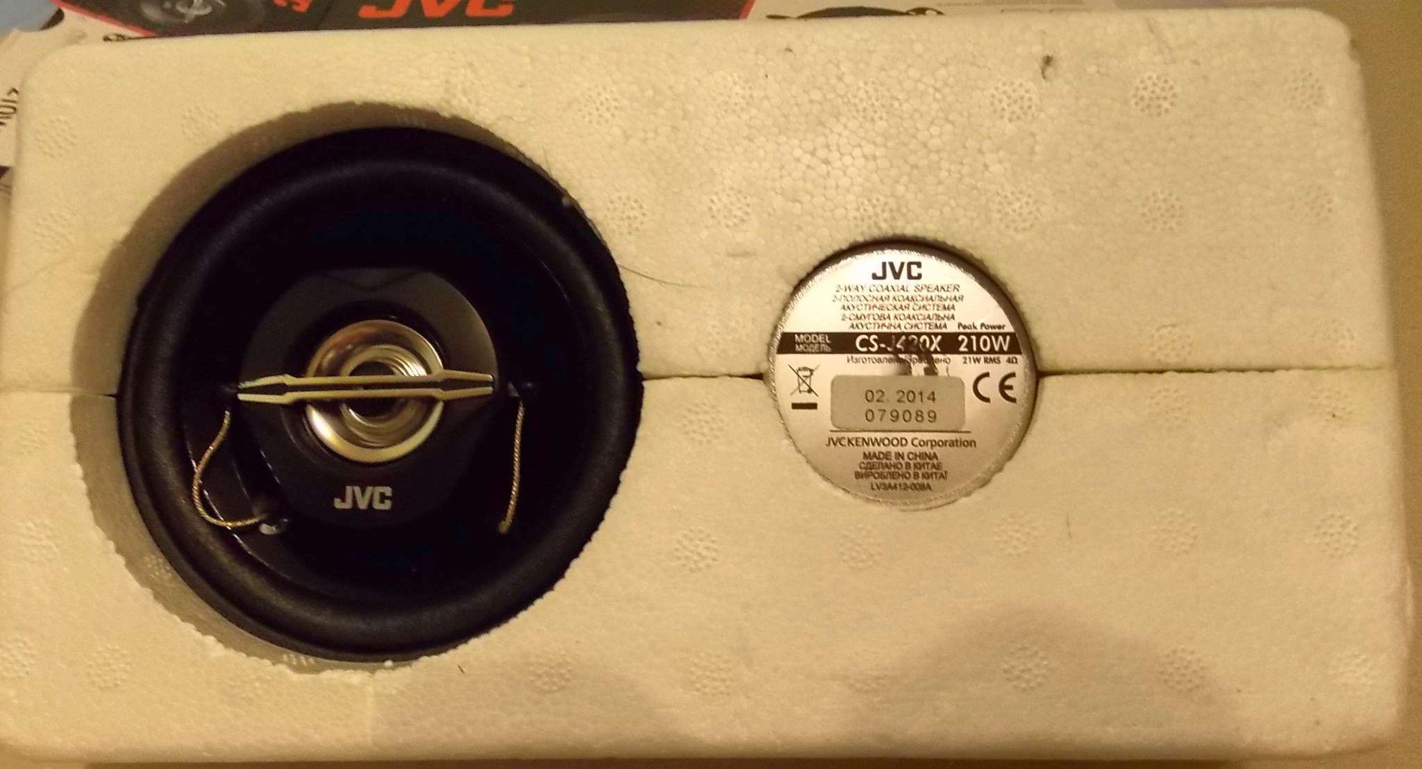 Коаксиальная АС JVC CS-j420x. Автомобильная акустика JVC CS-j420x размер.