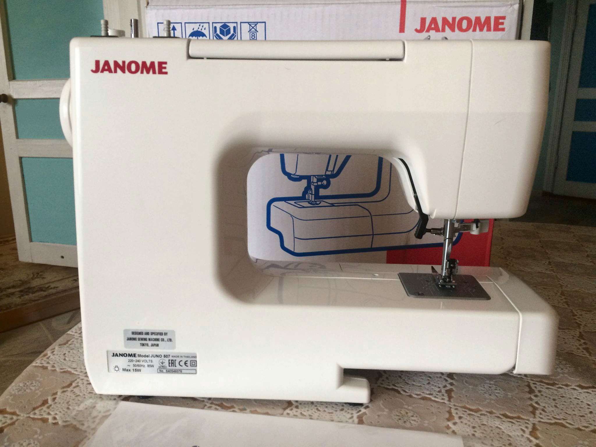 Швейная машина Janome Juno 507 KNIT52311 — купить в интернет-магазине  ОНЛАЙН ТРЕЙД.РУ