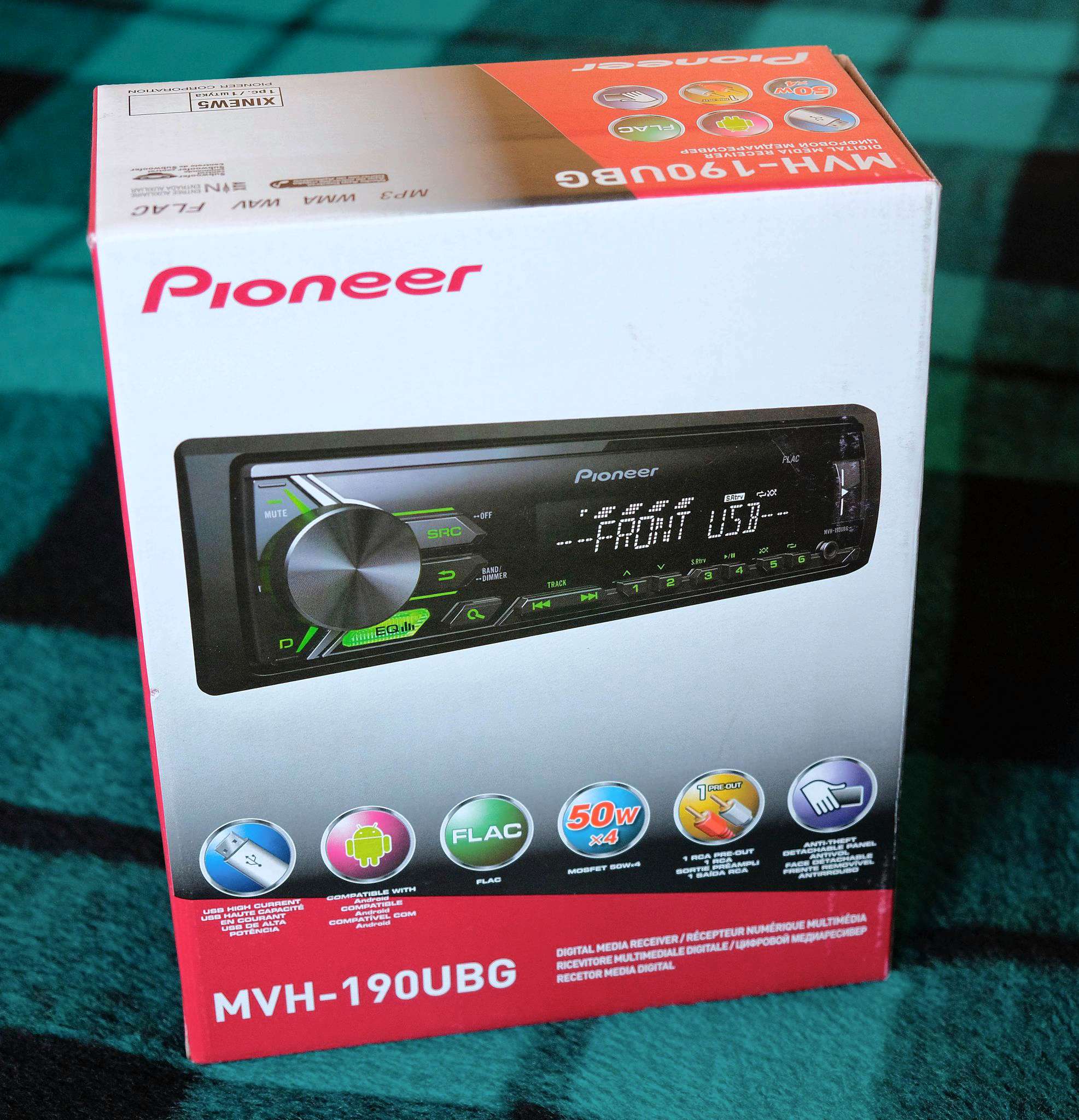 Мун пионер. Pioneer 190 ubg. Автомагнитола Pioneer 190ubg. Пионер MVH 190ubg. Магнитола Pioneer MVH-190ubg.