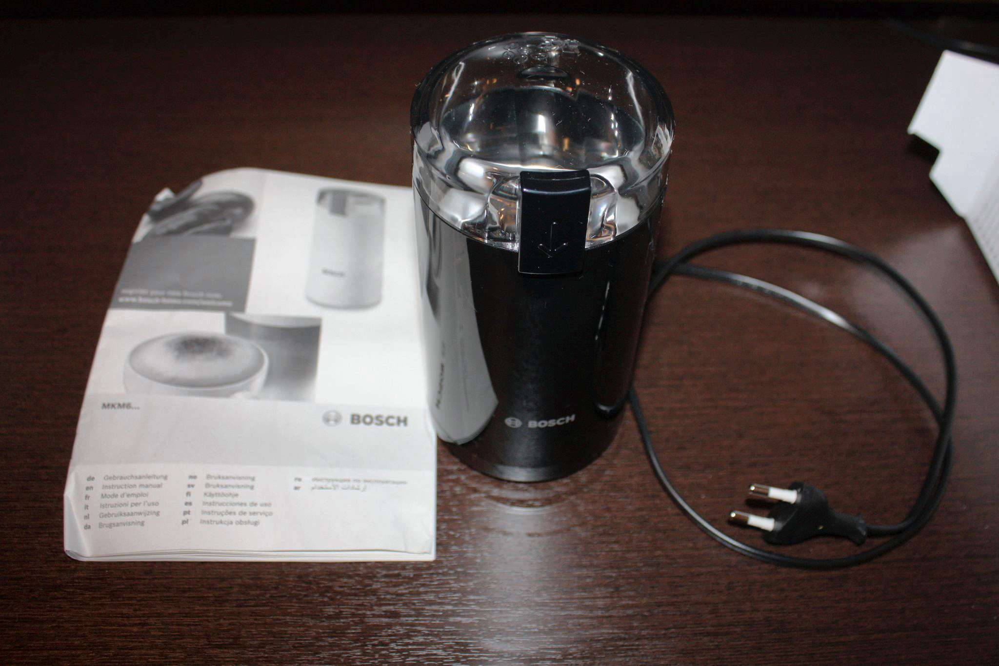 Кофемолка Bosch MKM 6003, черный — купить в интернет-магазине ОНЛАЙН ...
