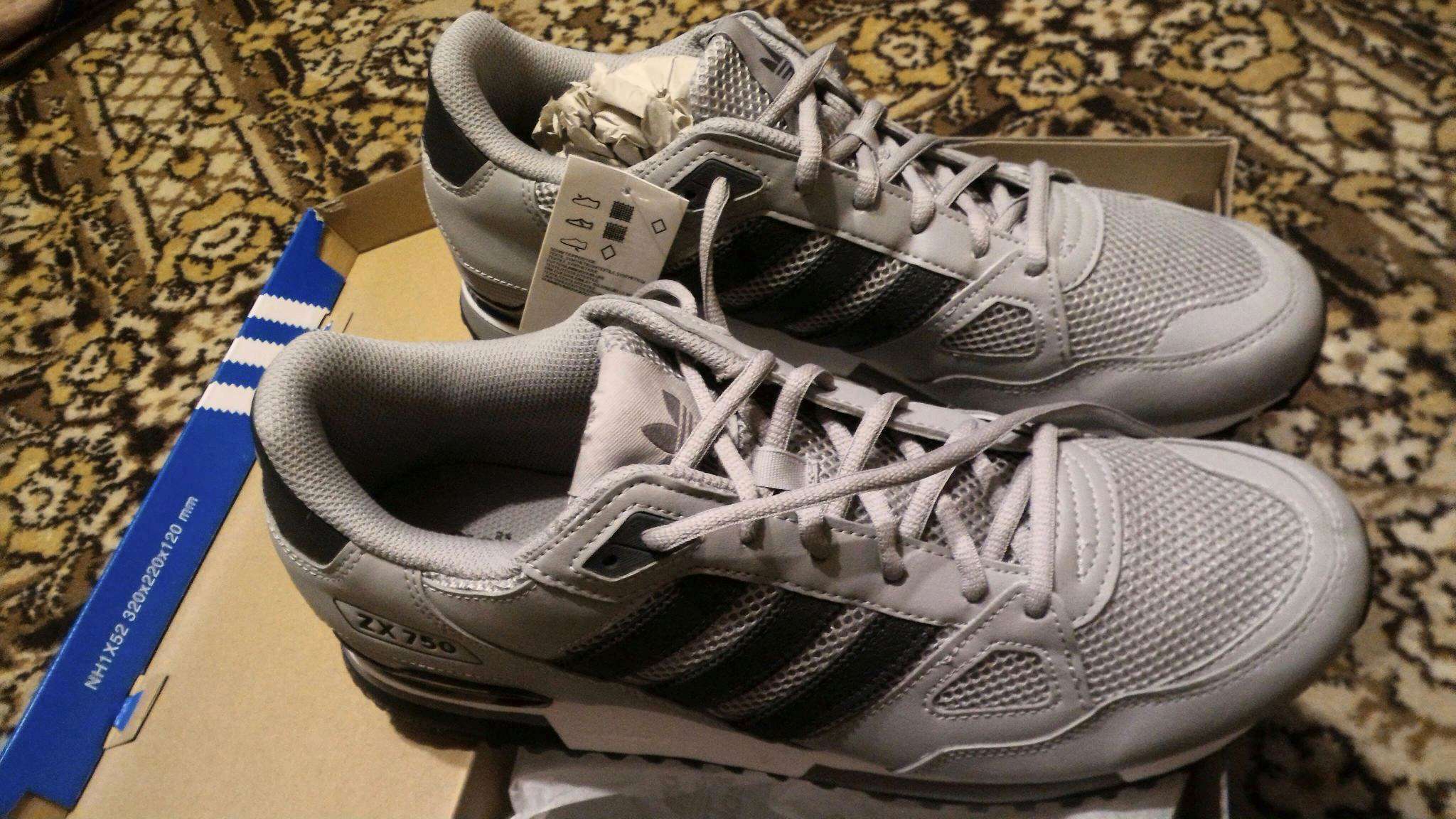 Adidas zx 750 silver store