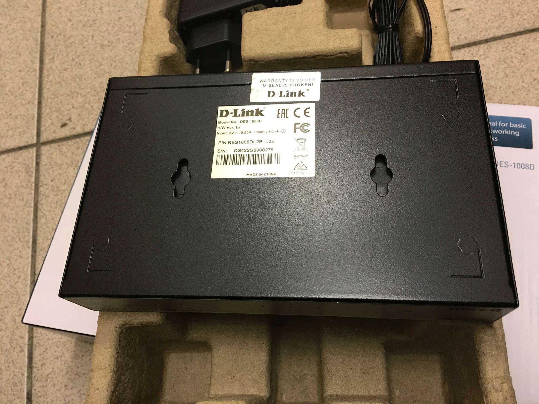 Купить Коммутатор D-Link Switch DES-1008D/L2B 8 ports Switch Ethernet ...