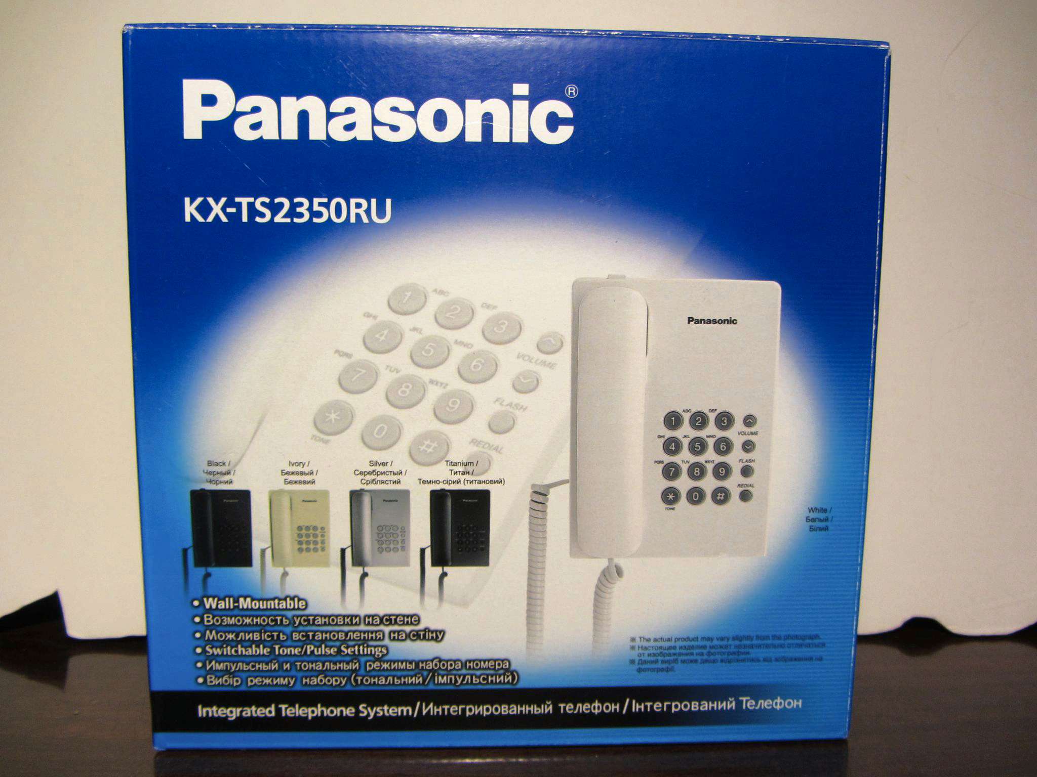 Проводной телефон Panasonic KX-TS2350 RUJ KX-TS2350RUJ — купить в  интернет-магазине ОНЛАЙН ТРЕЙД.РУ