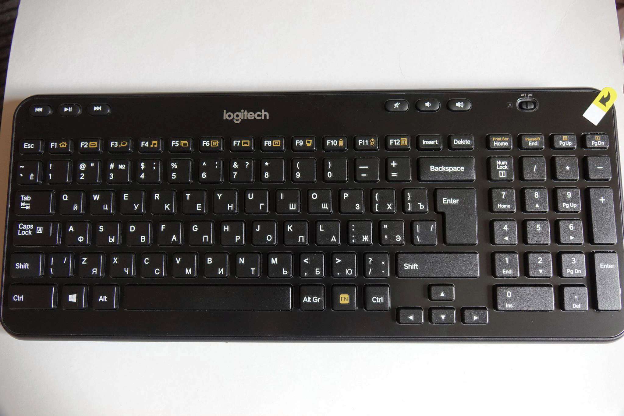 Клавиатура Logitech Wireless Keyboard K360 (920-003095) — купить по ...