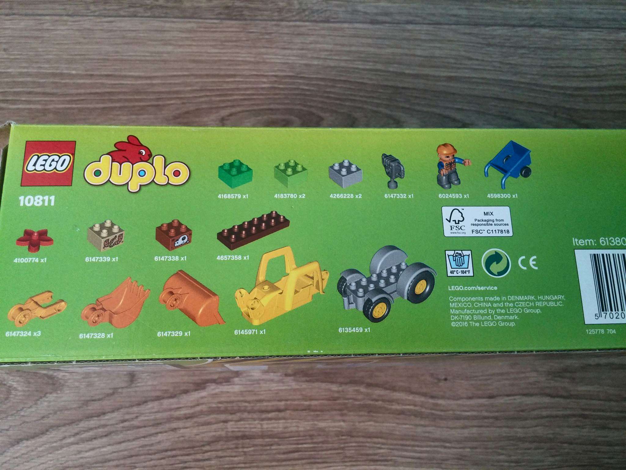 Конструктор LEGO® DUPLO® 10811 Экскаватор-погрузчик — купить в интернет ...