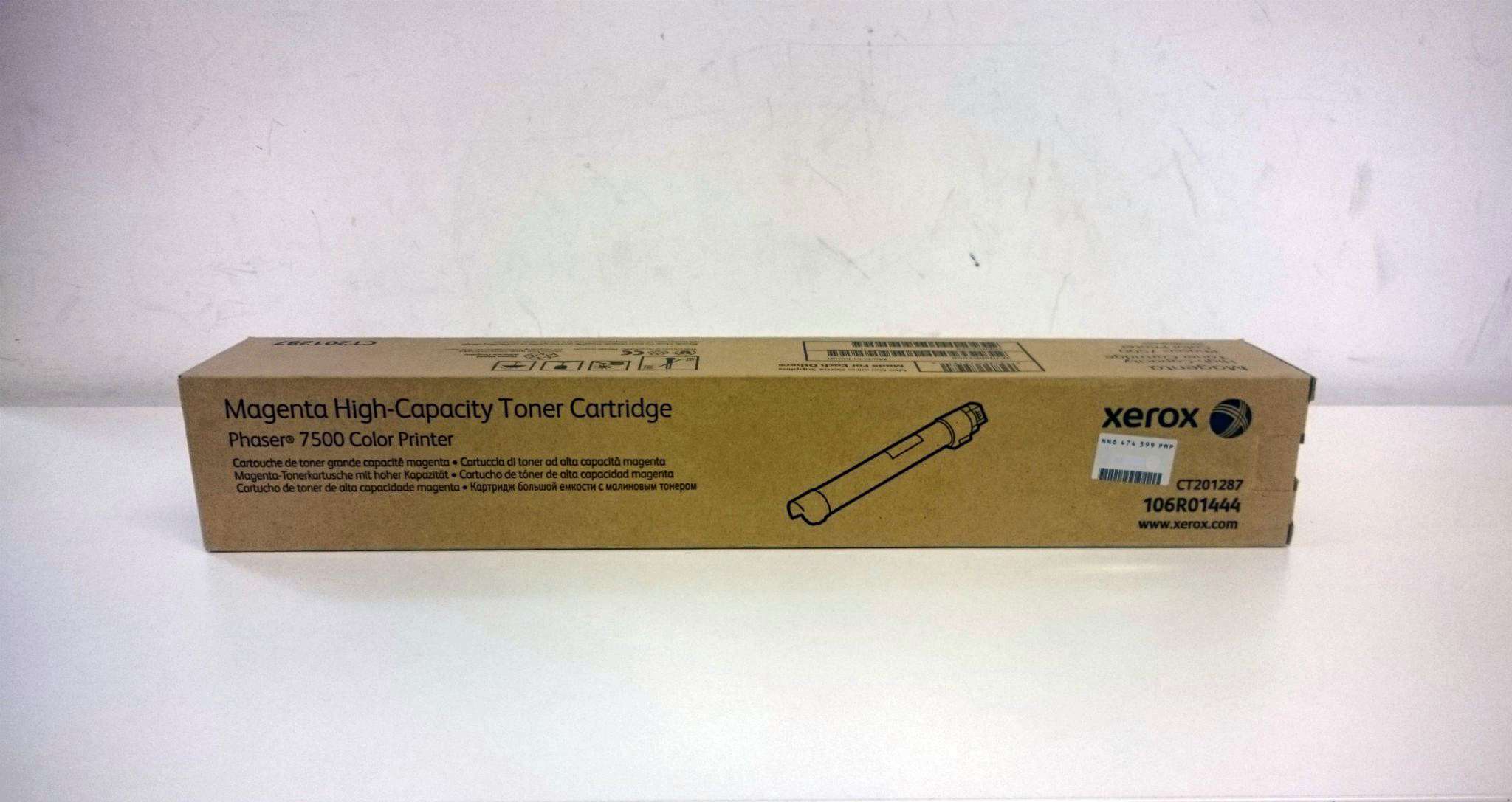 Тонер-картридж Xerox 106R01444 малиновый 17, 8K для Phaser 7500 большой ...