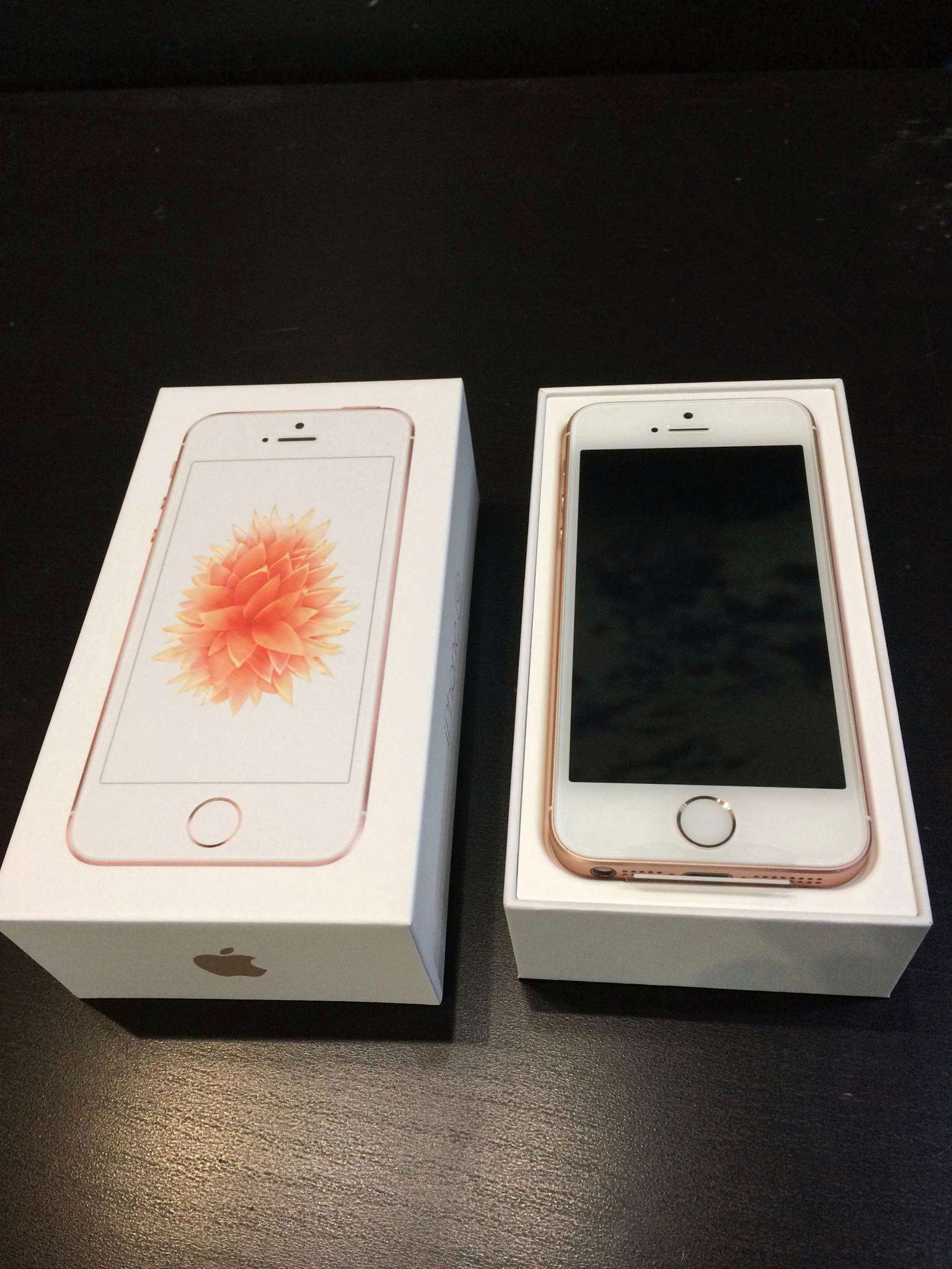 Iphone se rose 2025 gold box