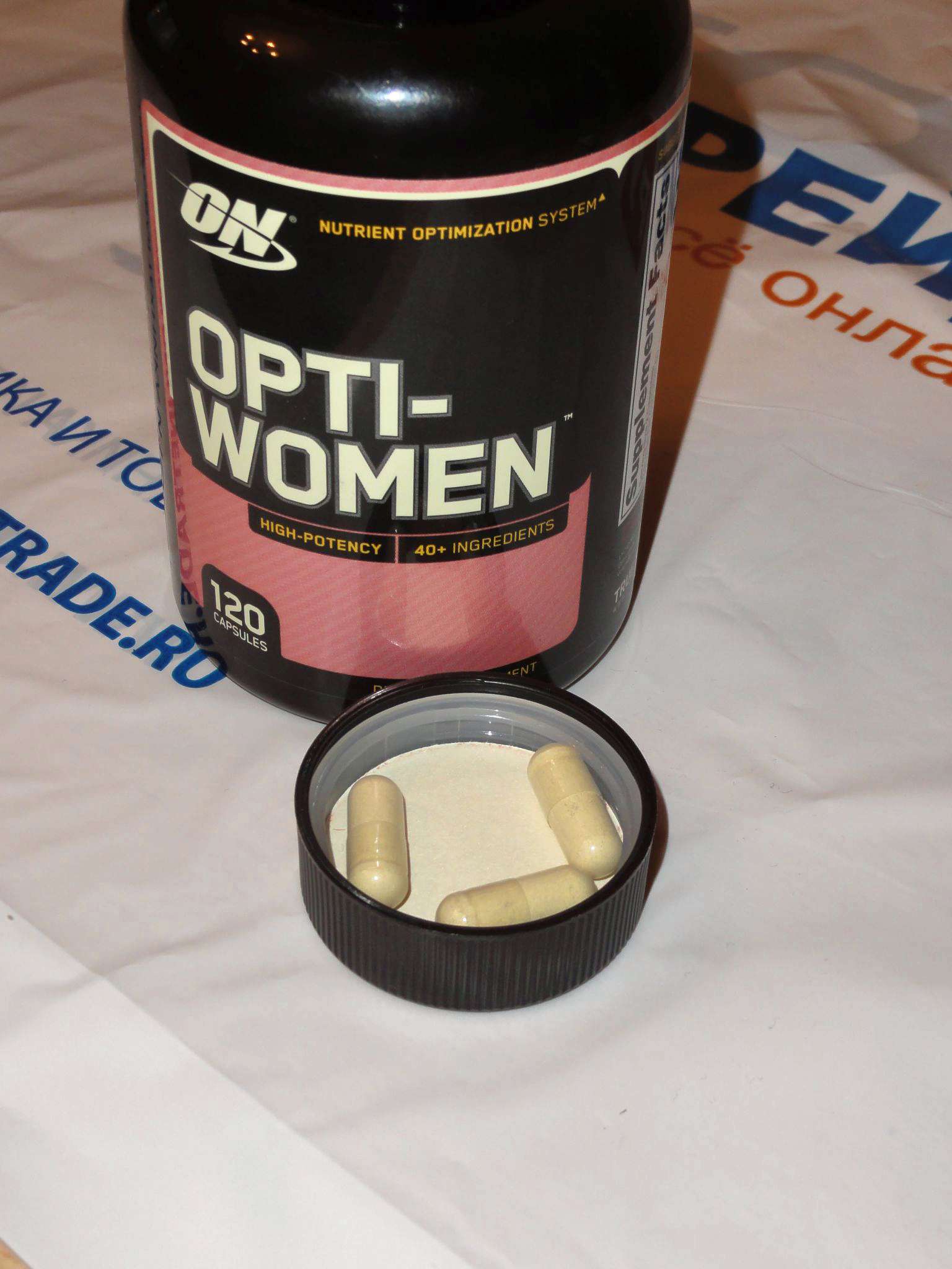 Optimum Nutrition Opti women 120